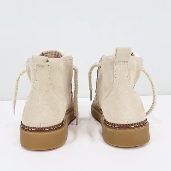 NWOB Cole Haan All-Day Summit Chukka Angora Fur Lace-Up Ankle Bootie Size 6 - Picture 6 of 11